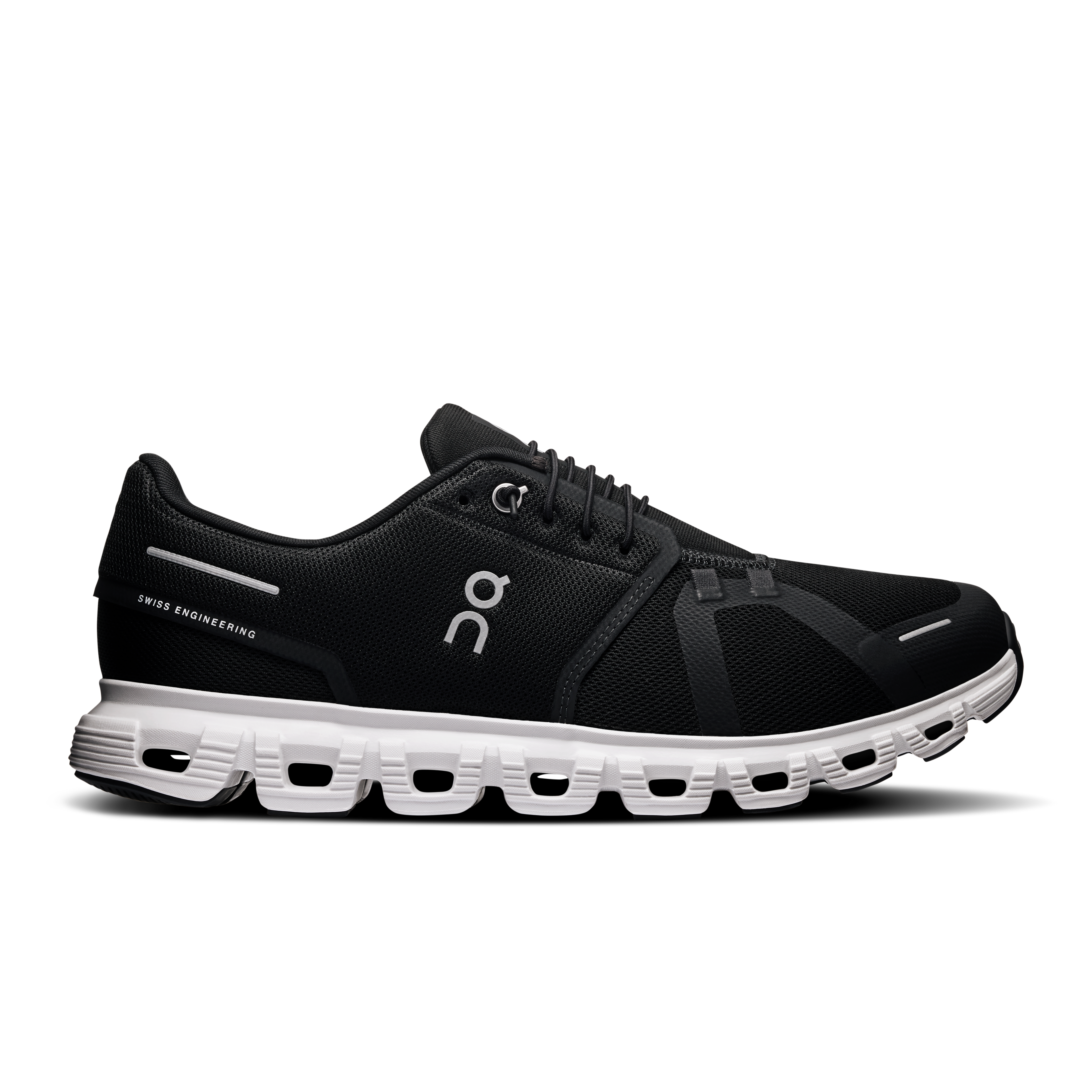 Men's Cloud 6 Wide in Black/White