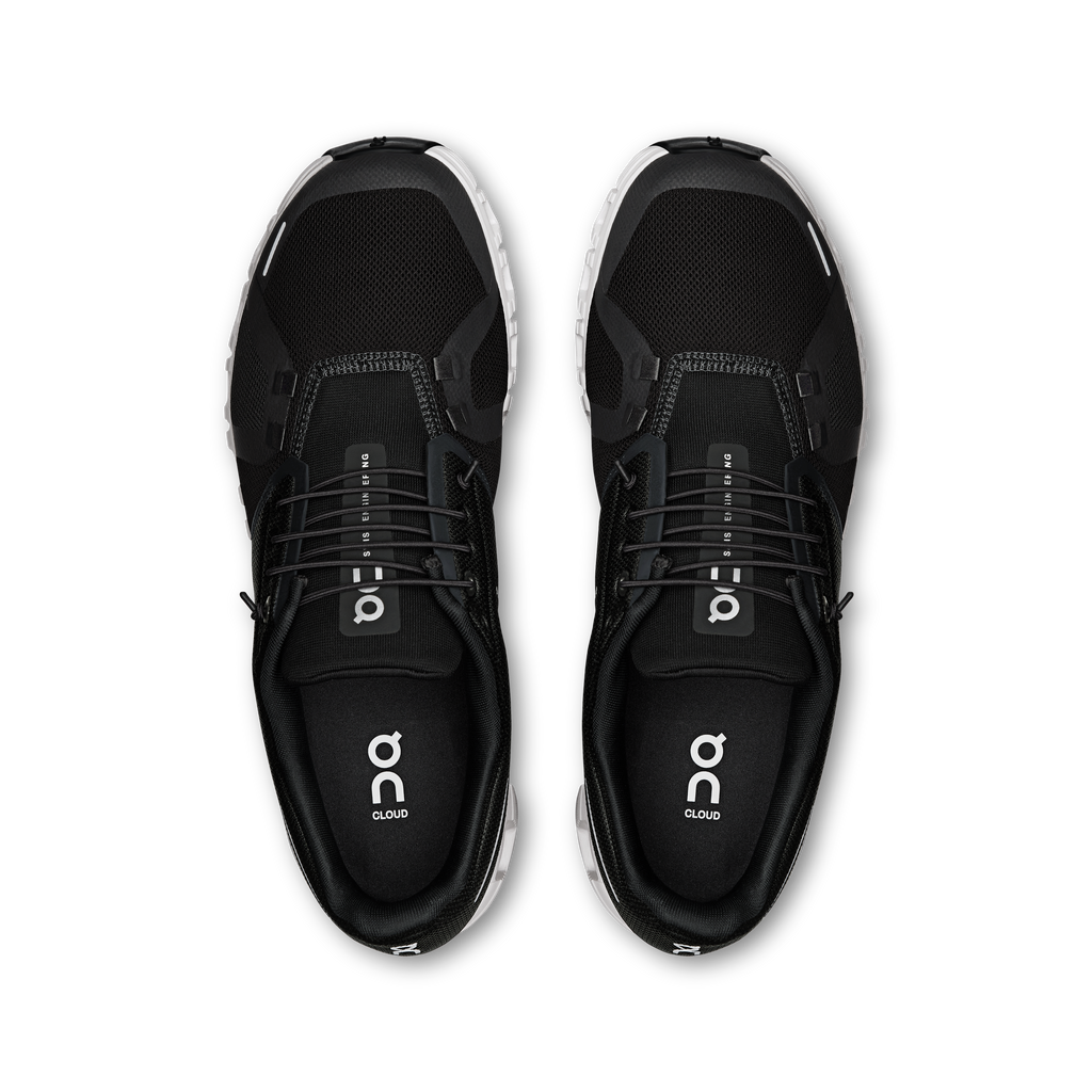 Men's Cloud 6 Wide in Black/White