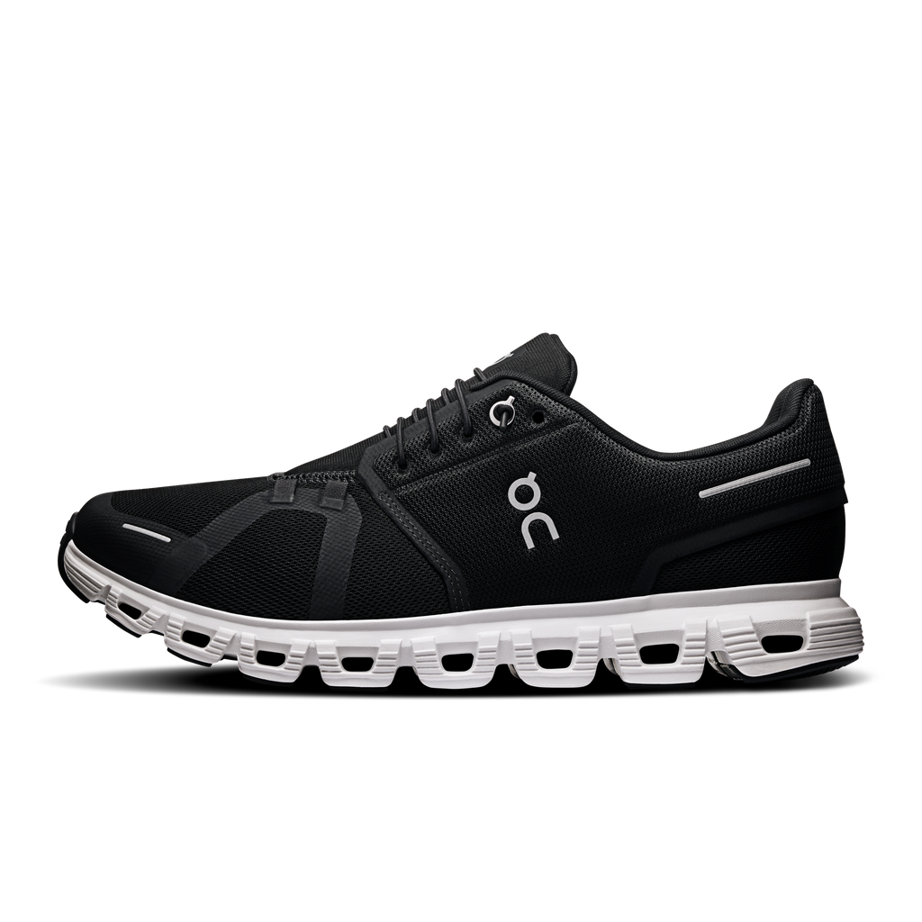 Men's Cloud 6 Wide in Black/White