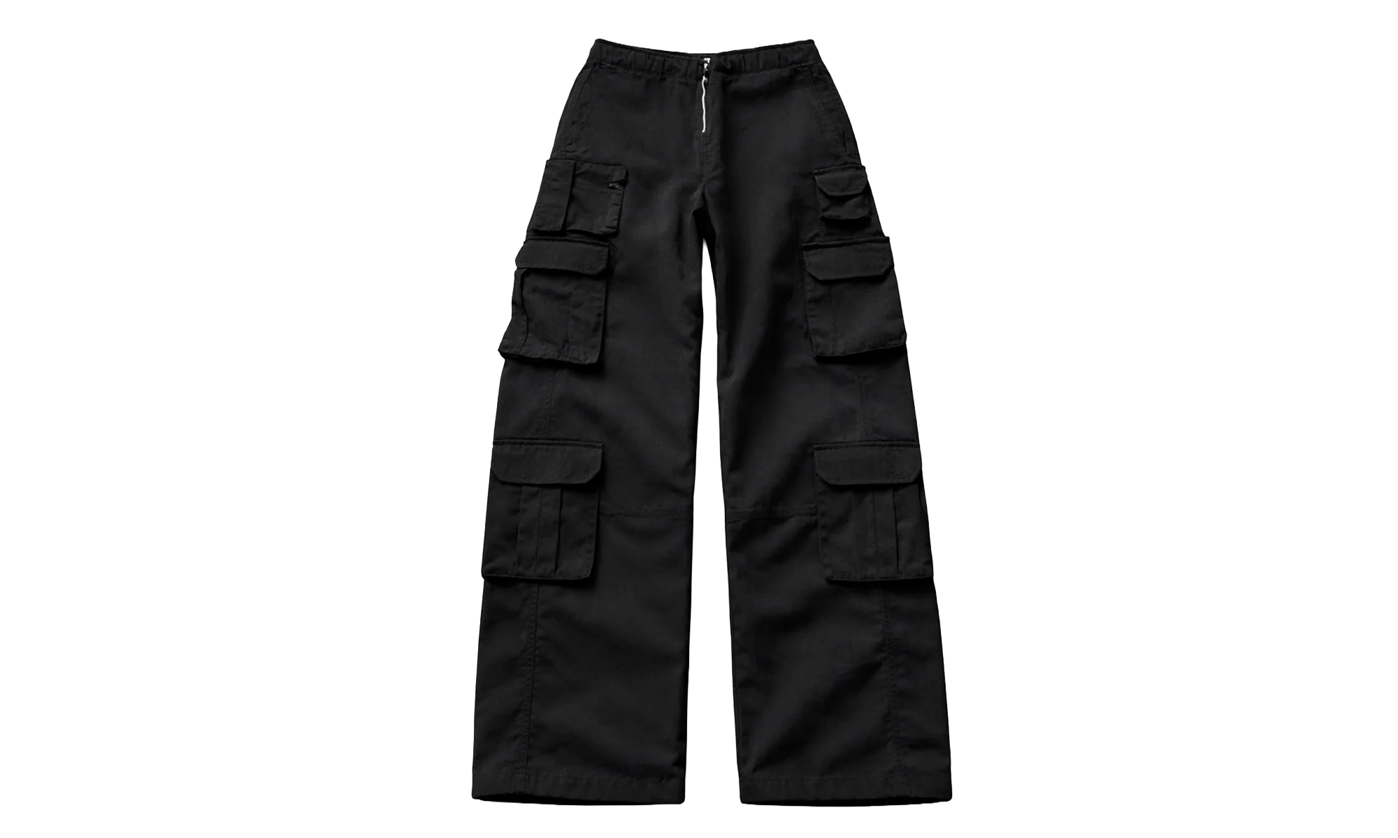 Allyn Nylon Mid Rise Cargo Pants WMNS "Black" KITH97