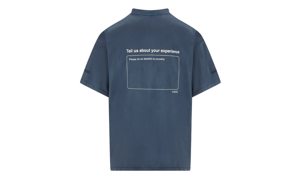 Twisted Crew Neck T-Shirt "Washed Navy" 850403 TTVL2 8806