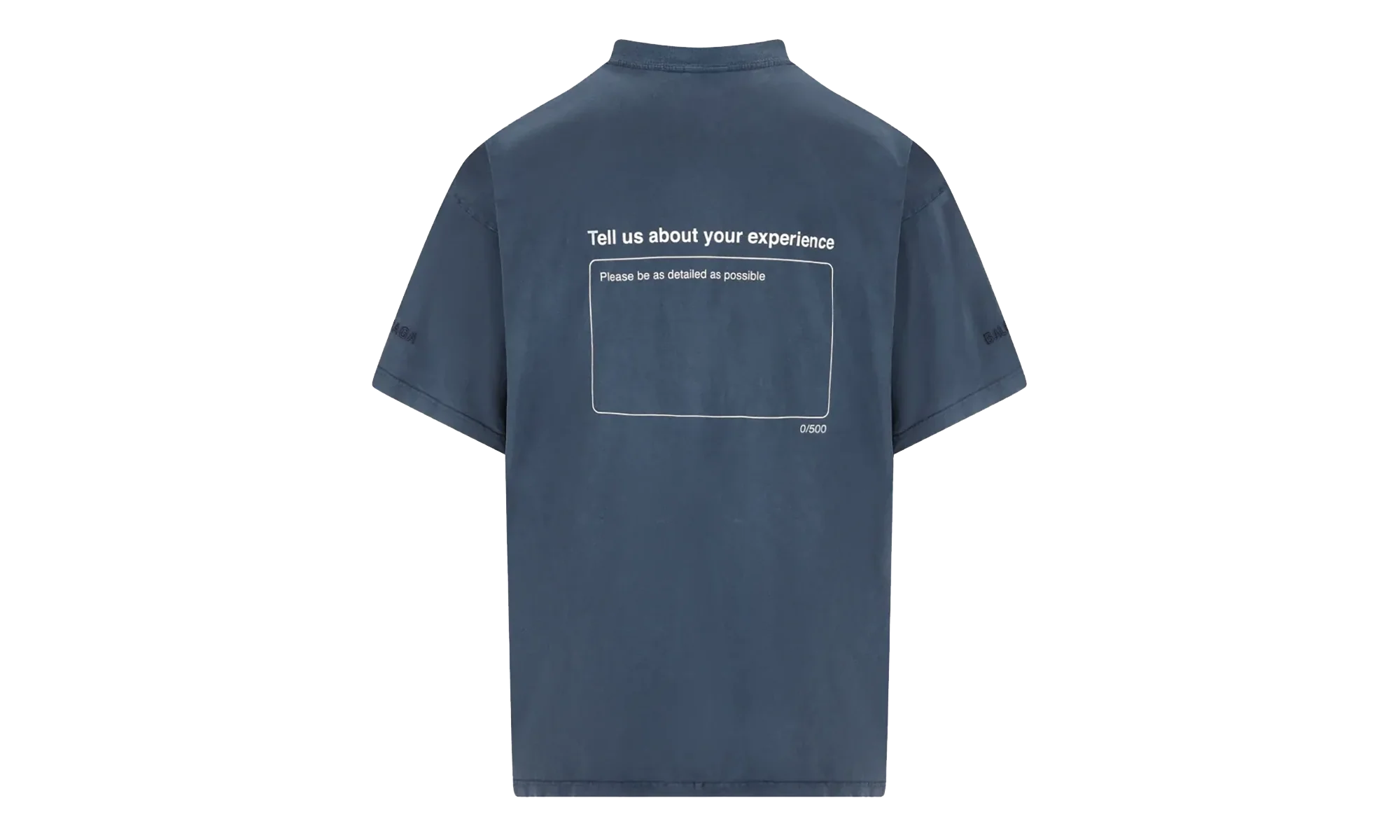 Twisted Crew Neck T-Shirt "Washed Navy" 850403 TTVL2 8806