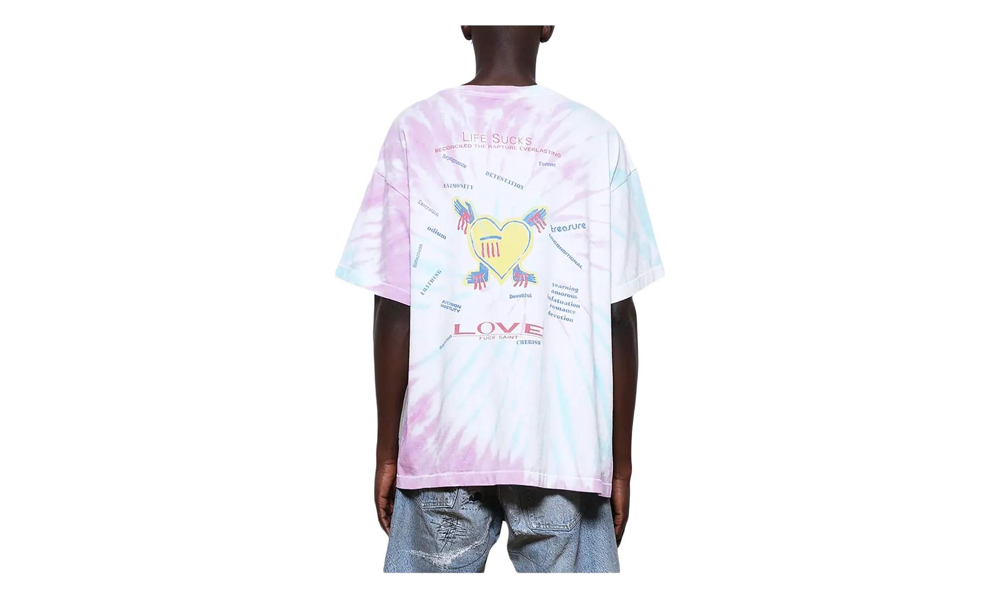 Saint Michael X Last Man Door World Tee "Tie Dye" SM YS8 0000 C46