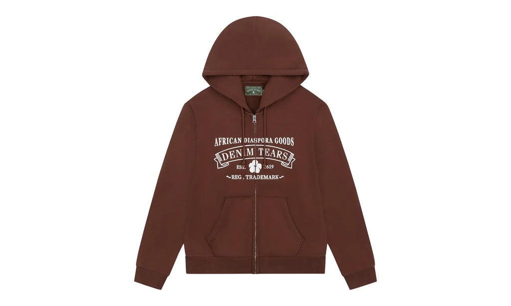 ADG Zip Hoodie "Brown" DT277