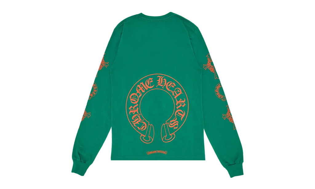 Horseshoe Cross Logo Long-Sleve "Green/Orange" CHRM0688