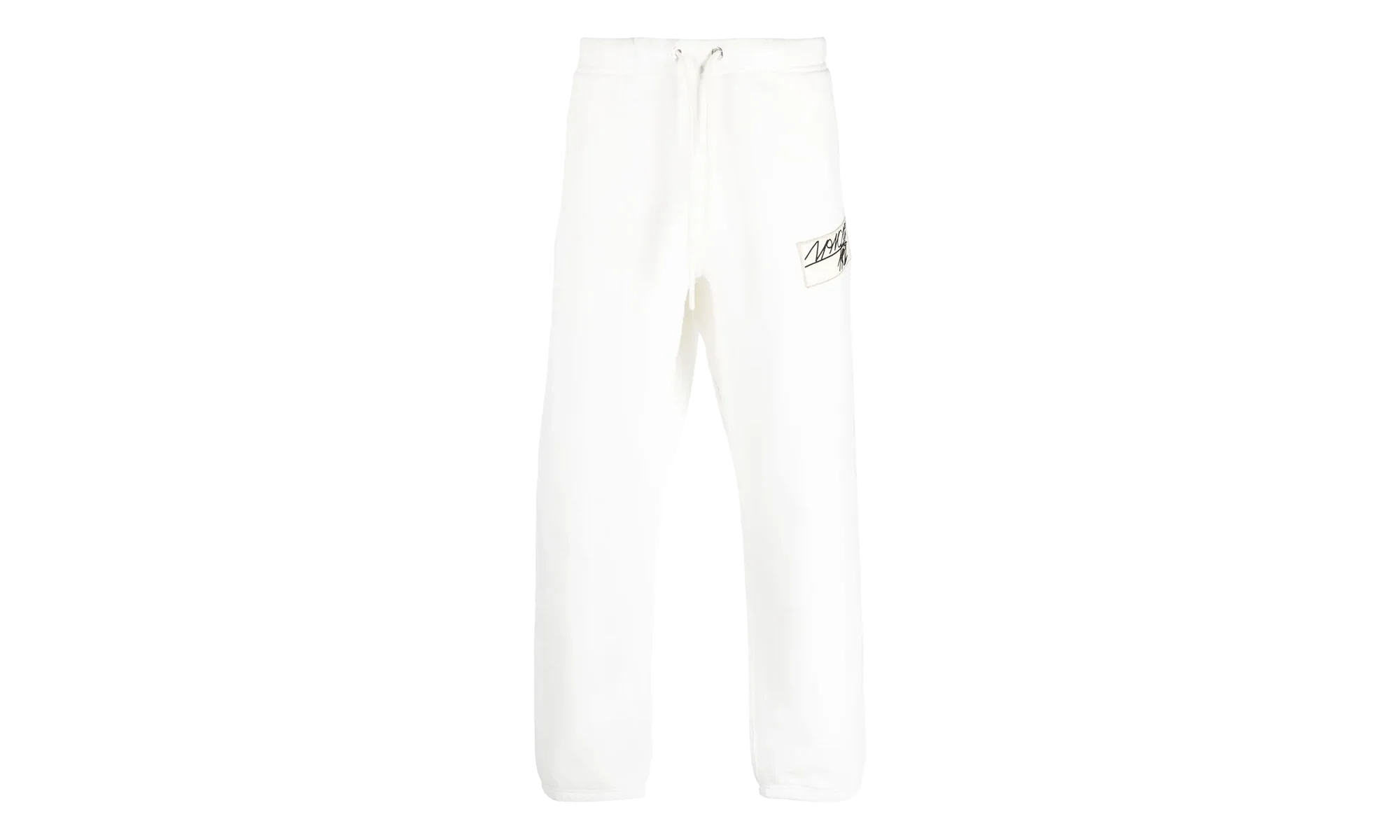Pantalone in Felpa / Logo-Patch Track Pants "White" MON11