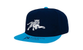 NCAA Logo Bill Snapback Cap "Jackson State Tigers - Navy / Light Blue" HHSS4533 JSUYYPPPNYLB