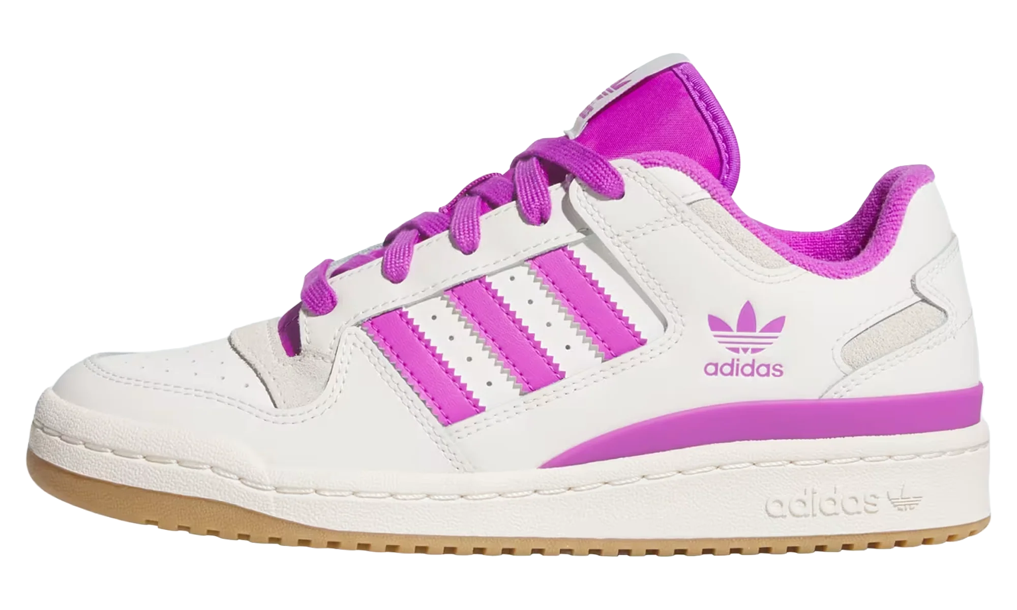 Forum Low CL Wmns "White / Purple" JR0474