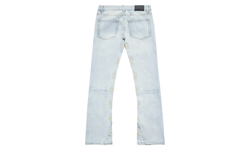 Studded Denim Pants "Bone" LSDSSBO