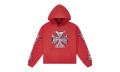 Chrome Motto Hoodie "Red Wash" 9GQZJVR0