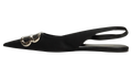 SATIN SLINGBACK BALLERINA FLATS "Black" 566651 WOWM0 1000 69LE 2001
