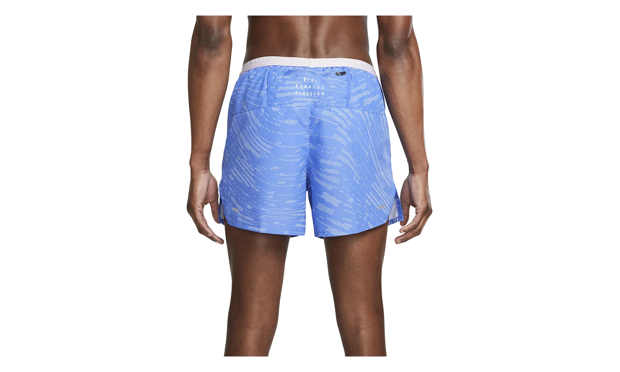 Run Division Stride 5" Shorts "Medium Blue / Reflective Silver" DM4767 432
