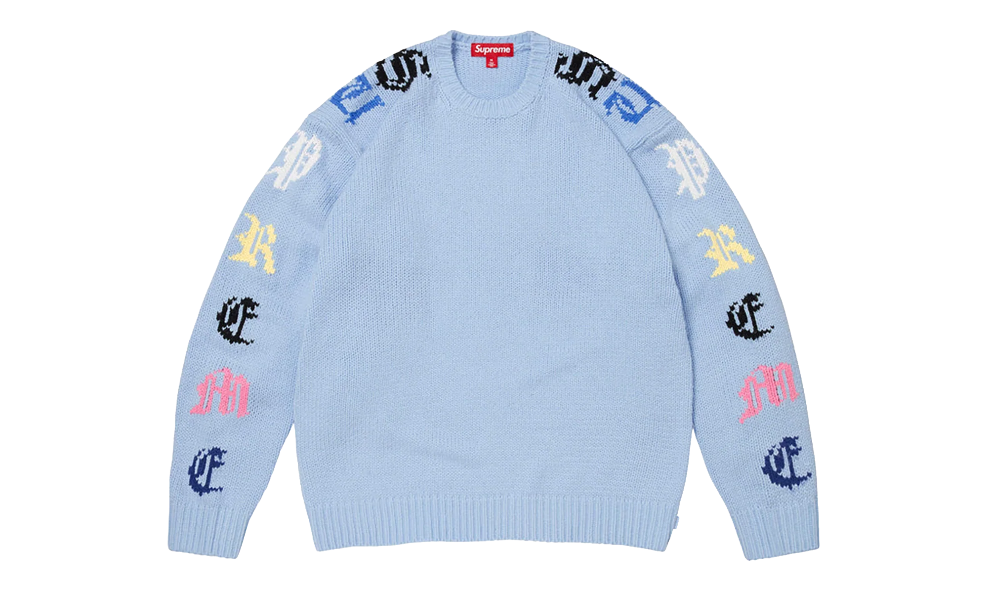 Old English Sleeves Sweater "SS26 - Light Blue" SU27138