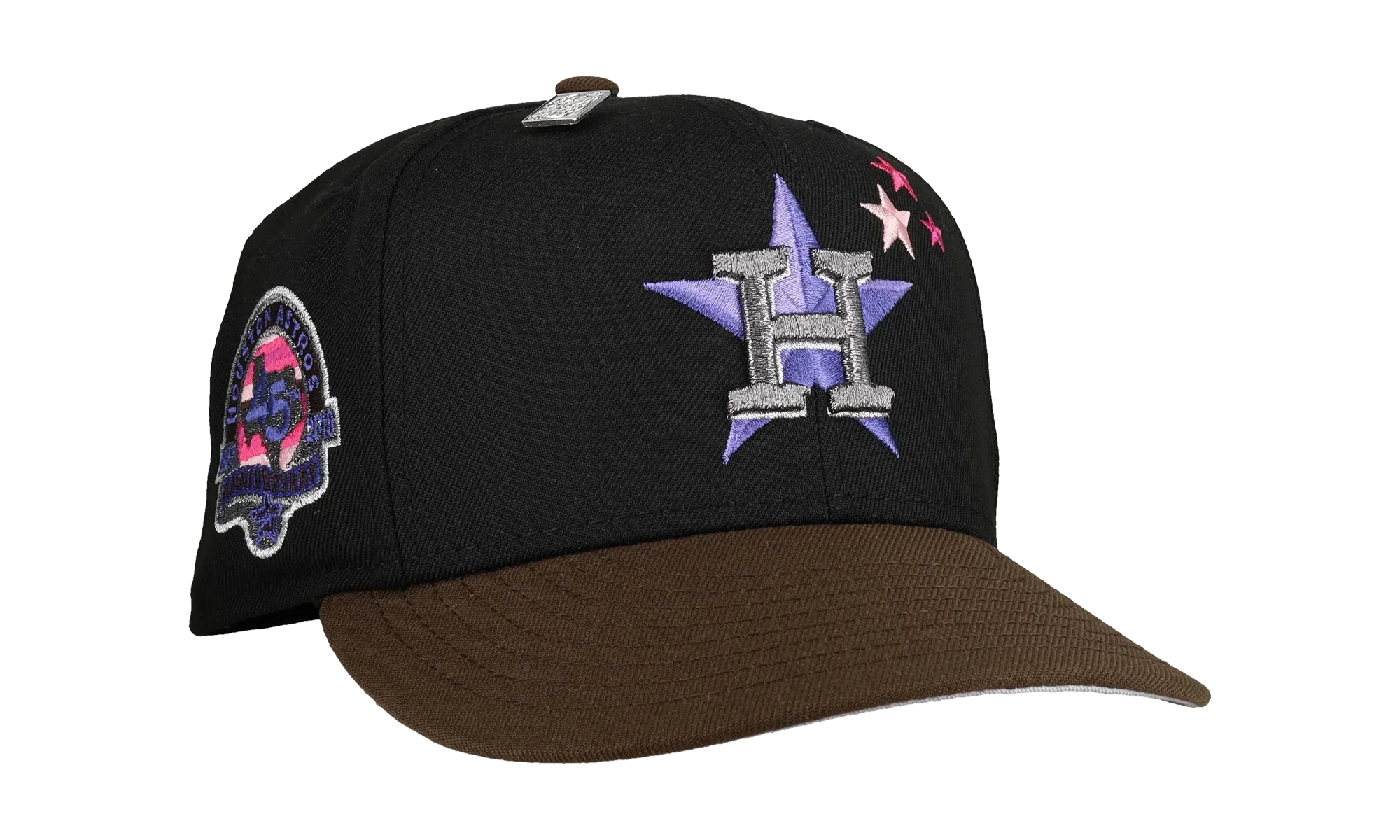 59FIFTY Houston Astros 45th Anniversary Fitted Hat "Black / Walnut / Purple" NE127