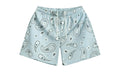 Paisley Shorts V3 "Sky Blue" BS72
