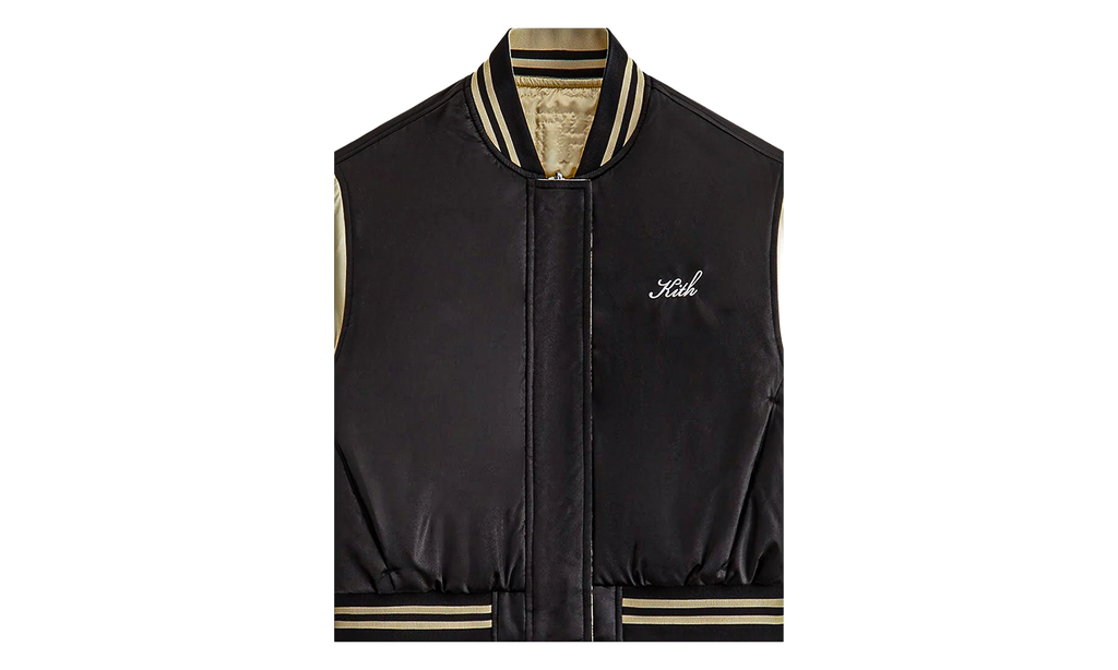 Landry Varsity Cropped Bomber "Black" khw010187 001