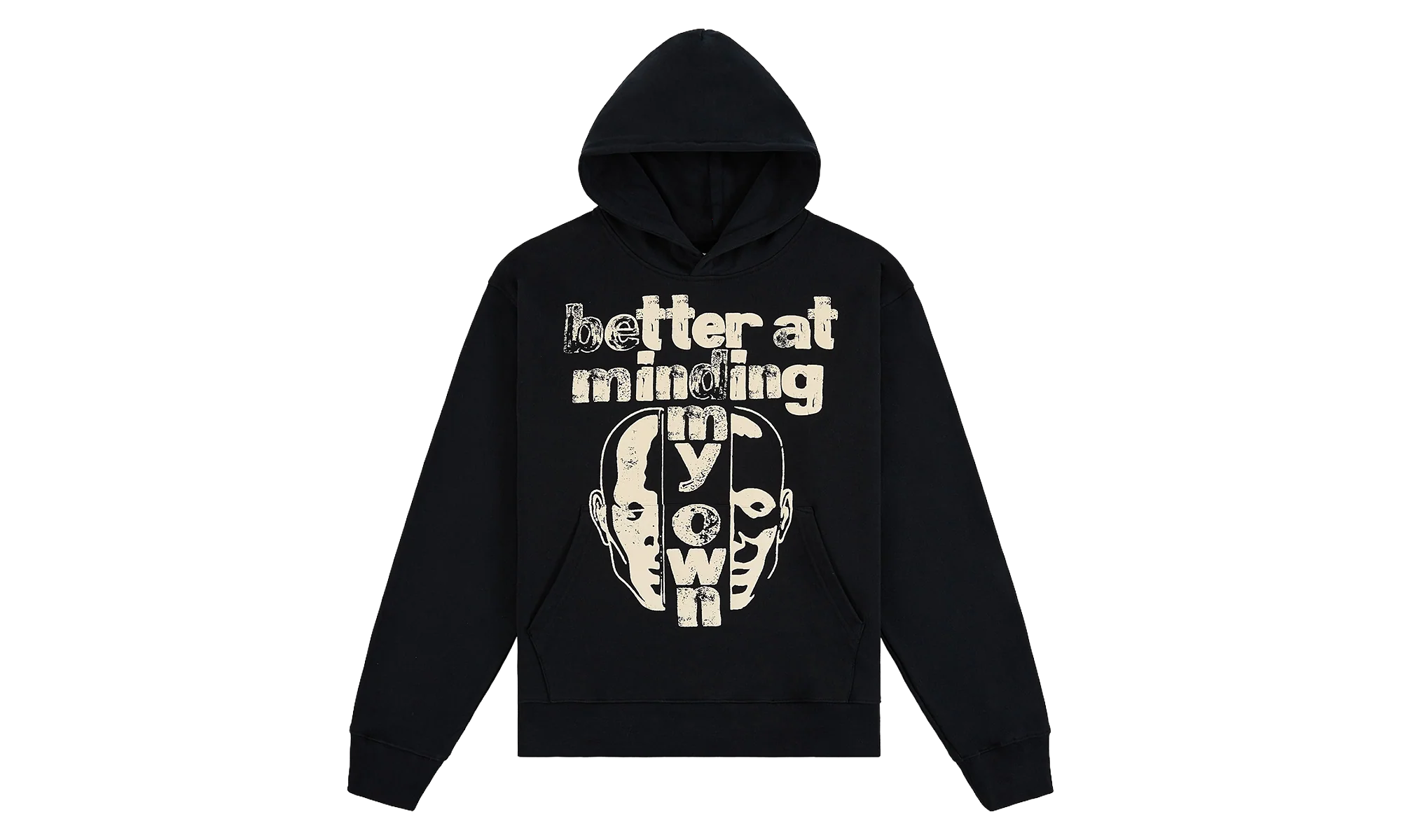Better At Minding My Own Pullover Hoodie "Black" HTG260165 BLK
