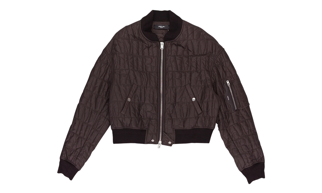 Quilted Down Bomber "Brown" PS22WOS005 BROWN