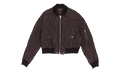Quilted Down Bomber "Brown" PS22WOS005 BROWN