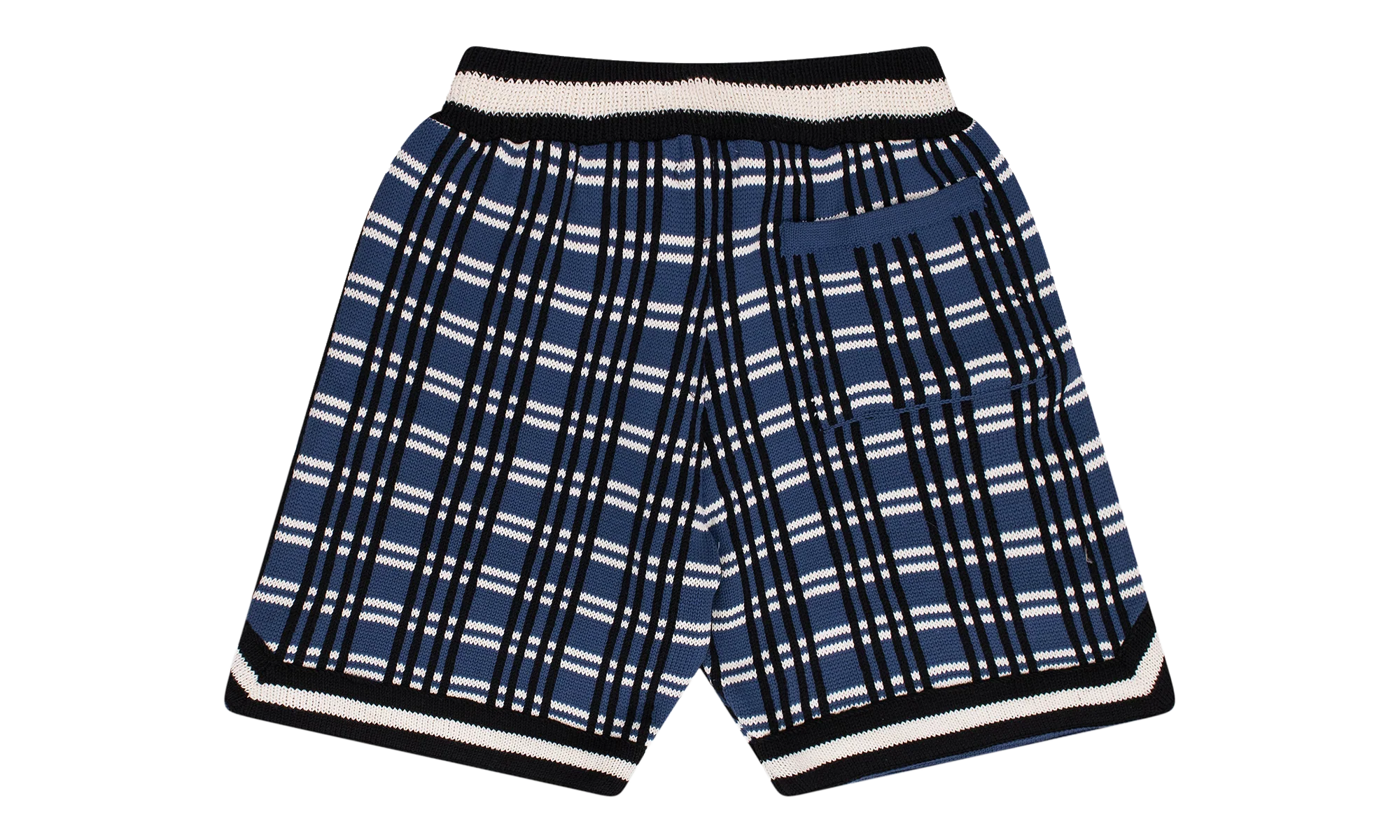 Plaid Basketball Knit Shorts "Blue" RHFW23JA23151864