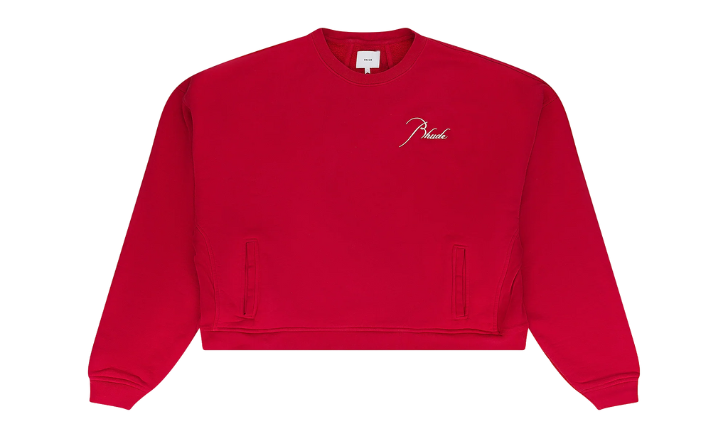 SCRIPT LOGO CREWNECK "Red" RHD-MHDS-0026