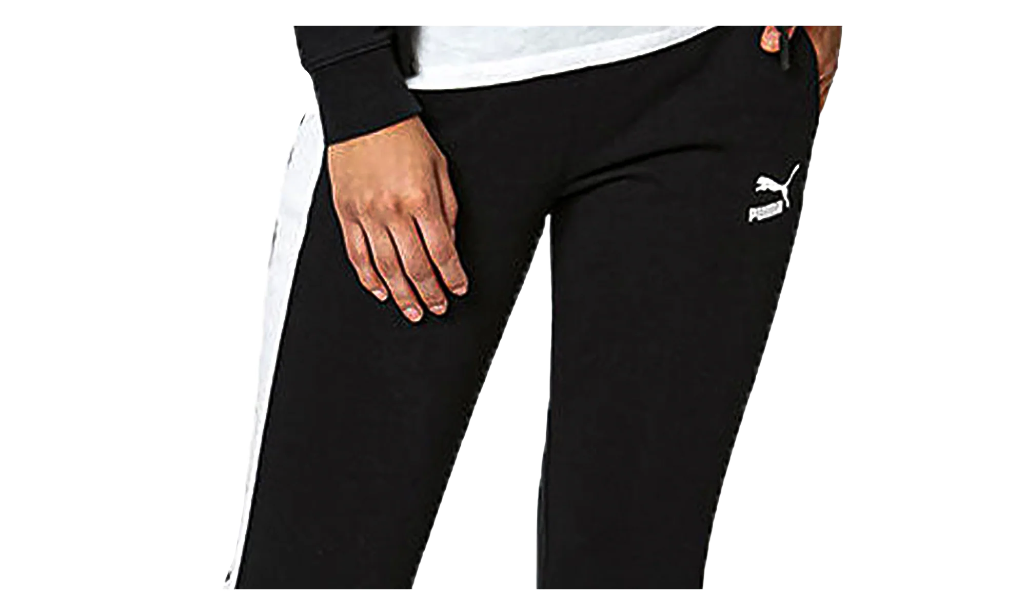Archive Logo T7 Sweatpants WMNS "Black/White" 572486 01