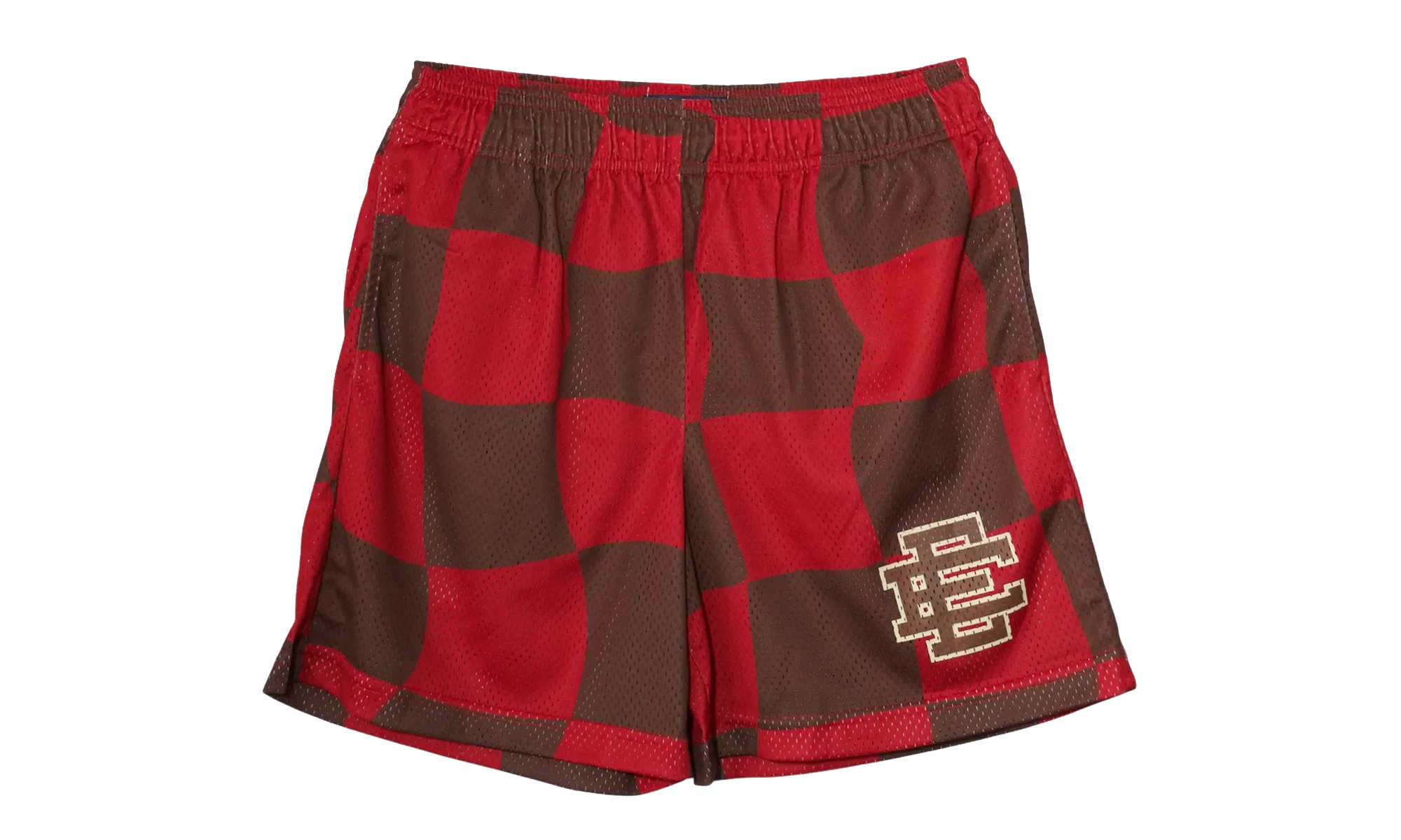 EE Basic Shorts "Red Chocolate Wavy Flag" EE130