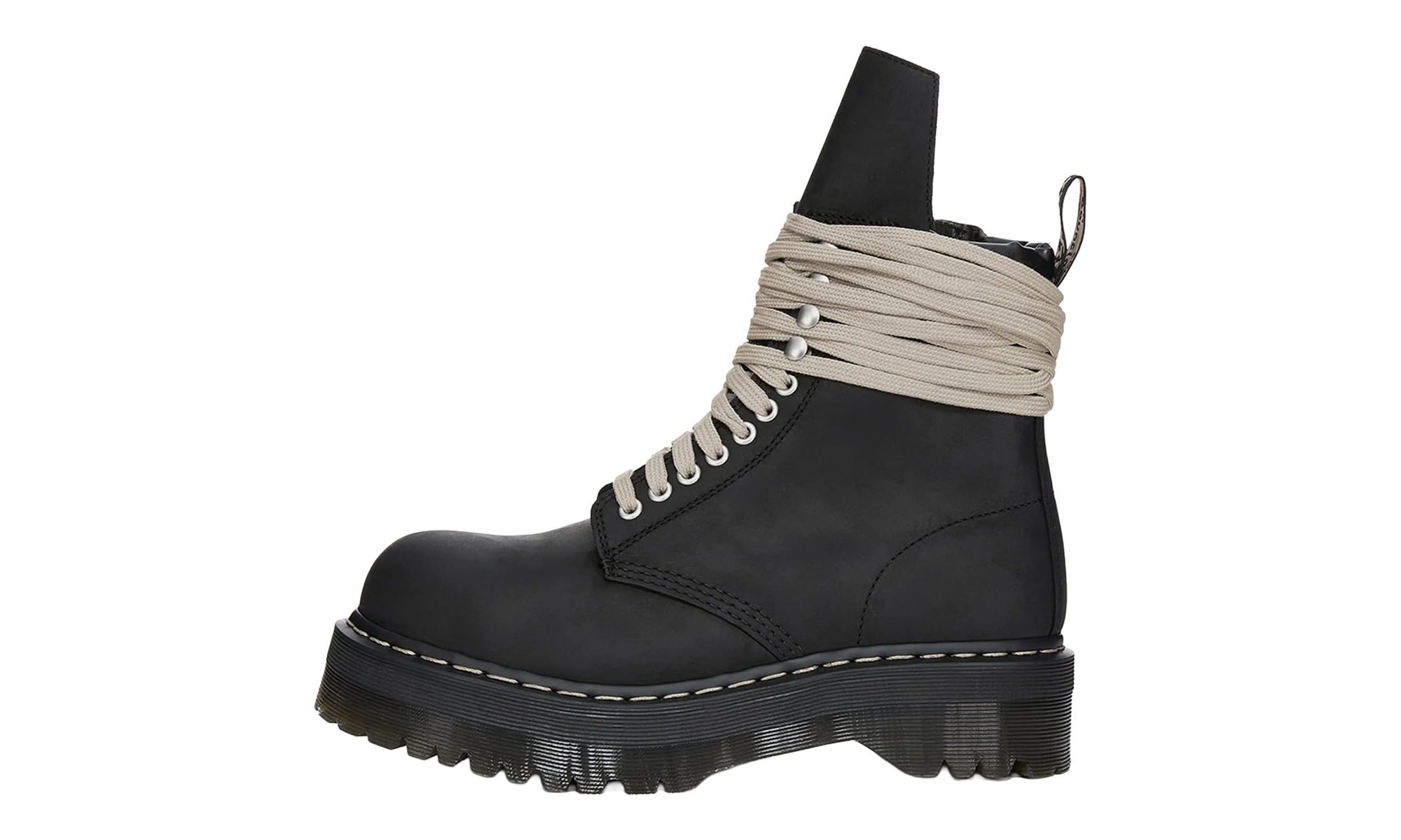 1460 DRKSHDW Quad Sole Steel Toe Boot WMNS "Rick Owens Black" DW02E6813 9001 09
