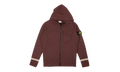 Knit Wool Blend Zip-Up Hoodie "Wine Purple" 7115539A3 V0011