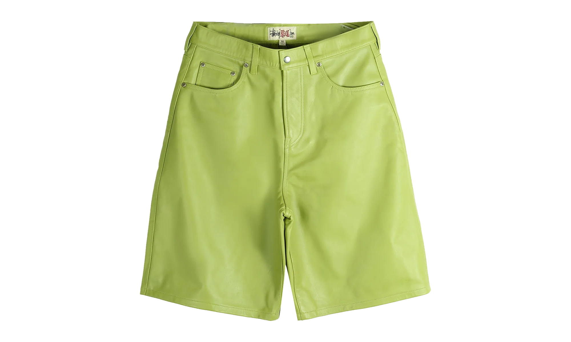 Big Ol Leather Shorts "LIME" 112315 LIME