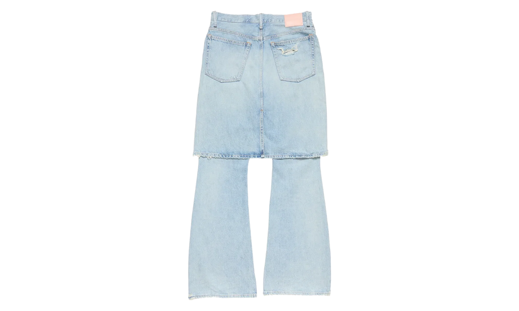 Skirt Layered Jeans "Light Blue" AK1008228
