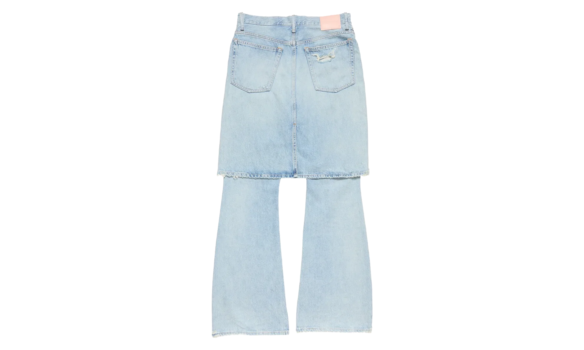 Skirt Layered Jeans "Light Blue" AK1008228