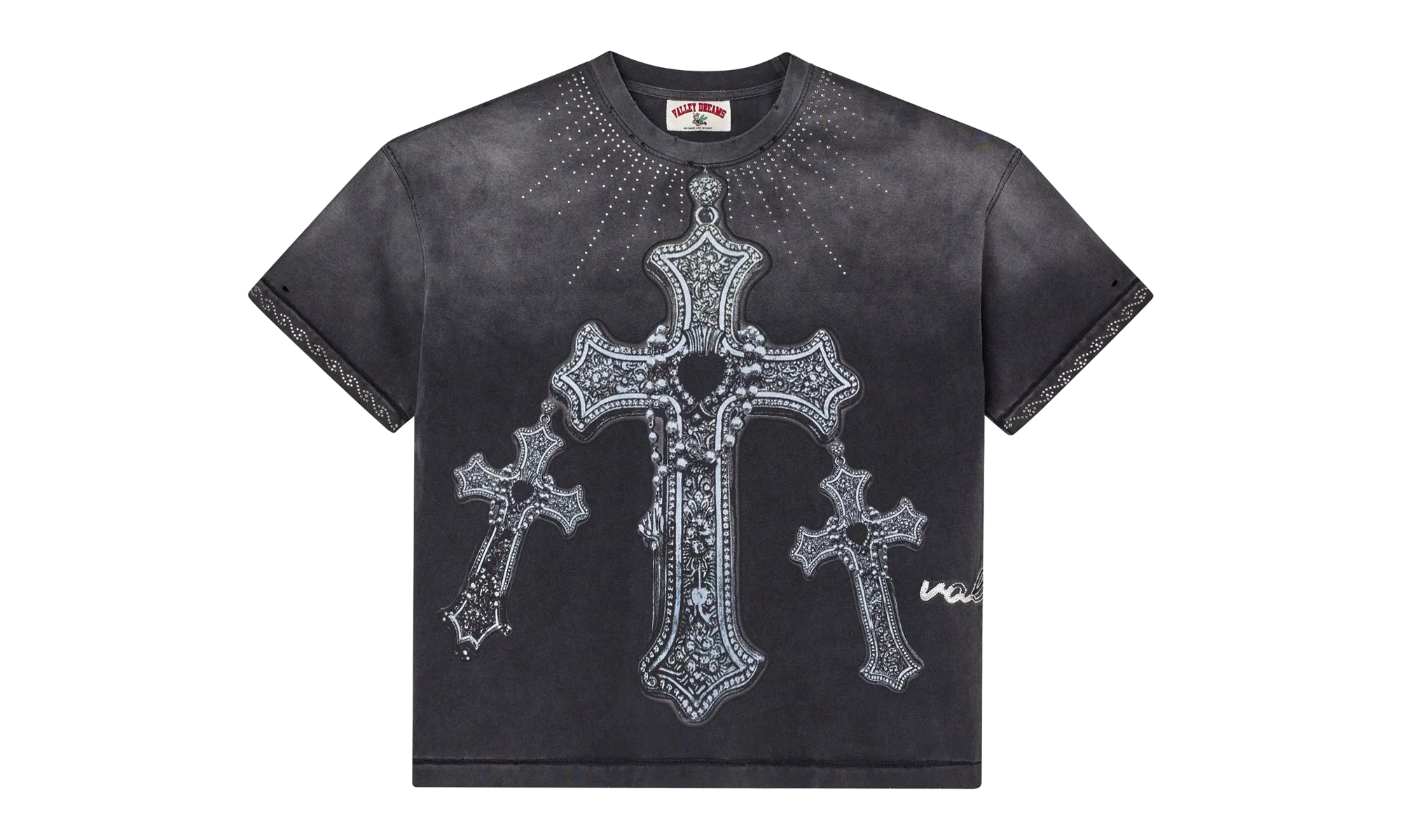 Pierced T-Shirt "Black" 10079629
