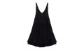 SLEEVELESS GATHERED SHORT DRESS "Black" RW DR0009 4893 P24 10
