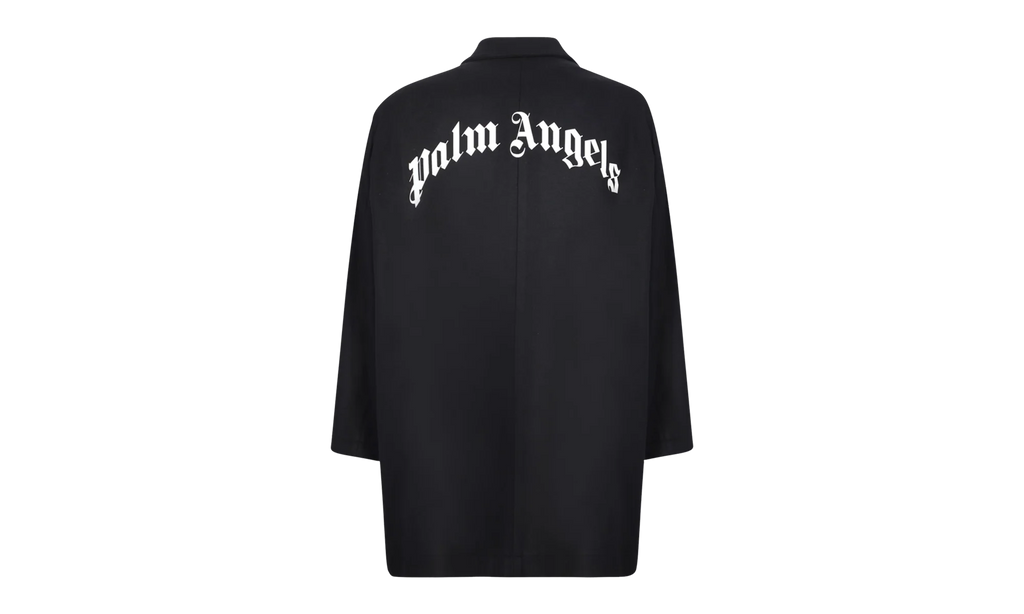 Curved Logo Mens Coat "Black" PMEA187C99FAB0011001