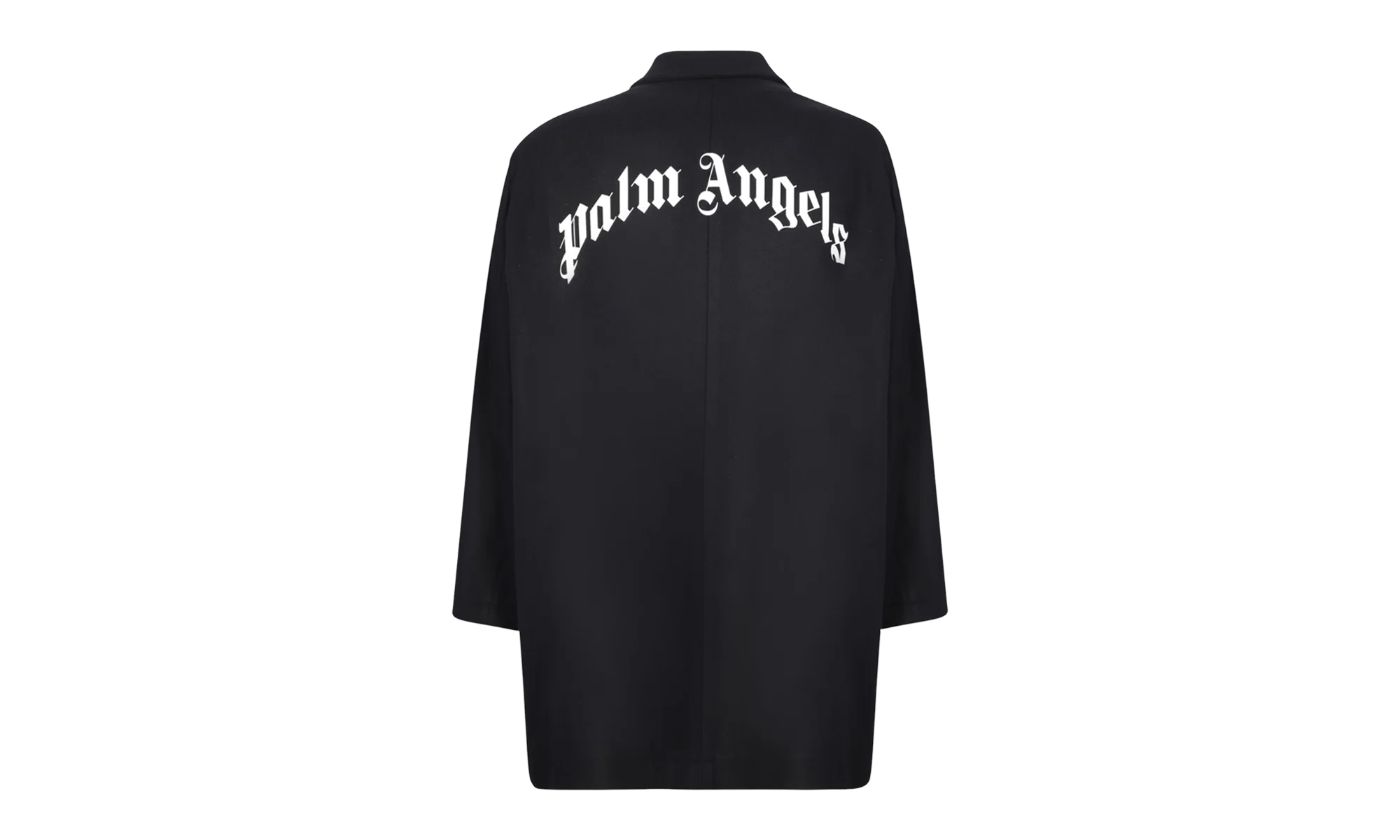 Curved Logo Mens Coat "Black" PMEA187C99FAB0011001