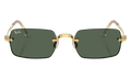 Ray-Ban Rimless "A$AP Rocky - Polished Arista Gold with Dark Green Lens" RB3928 001 71