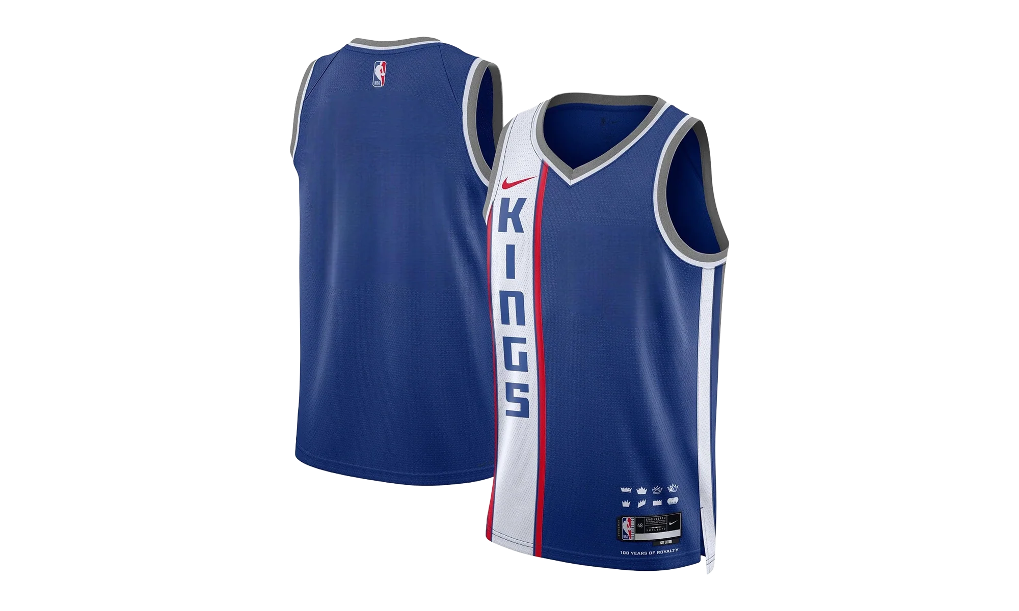 NBA City Swingman Jersey "2023-24 Sacramento Kings - Royal / White" DX8548 495