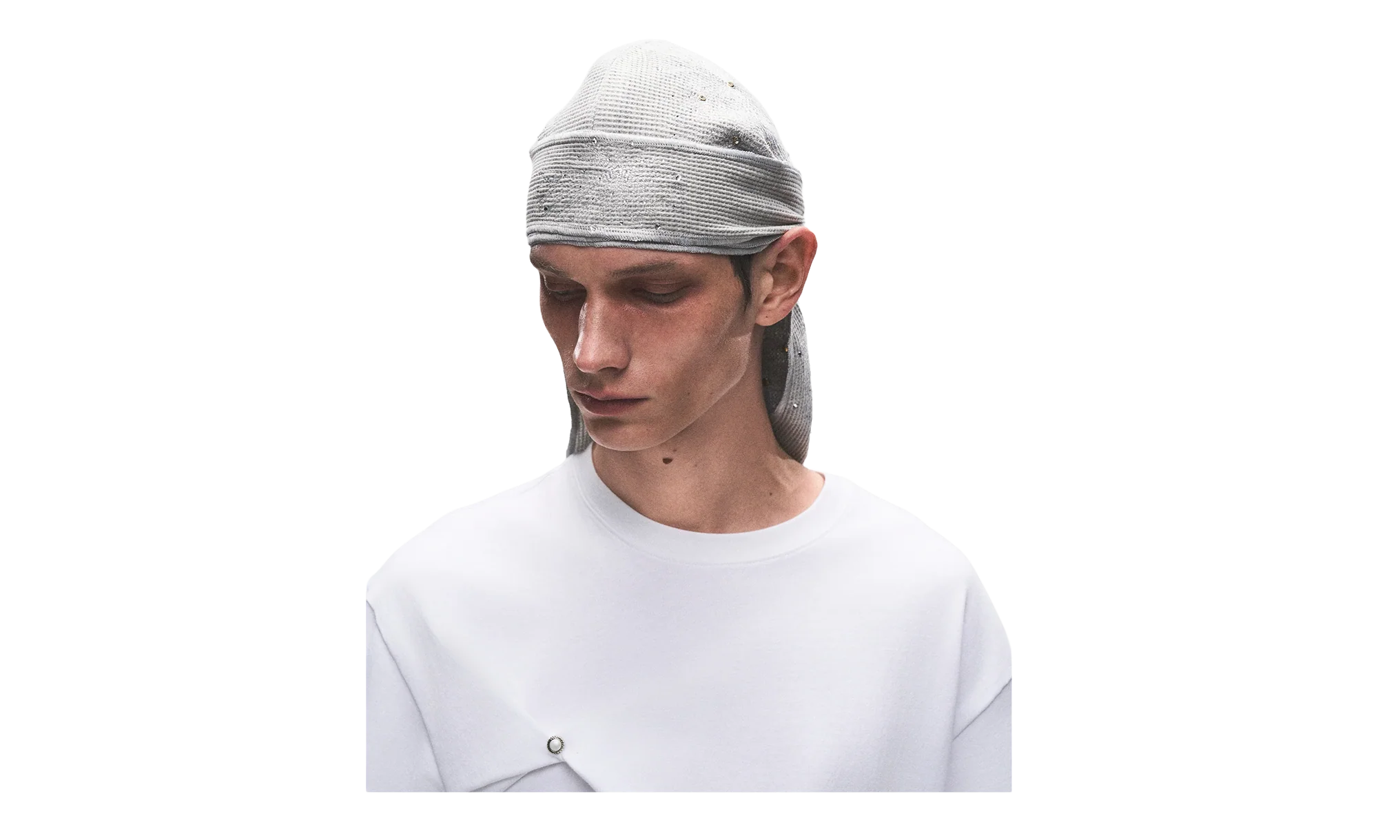 FIREWORKS RHINESTONE DURAG "Grey" BC25SSAC08 GREY