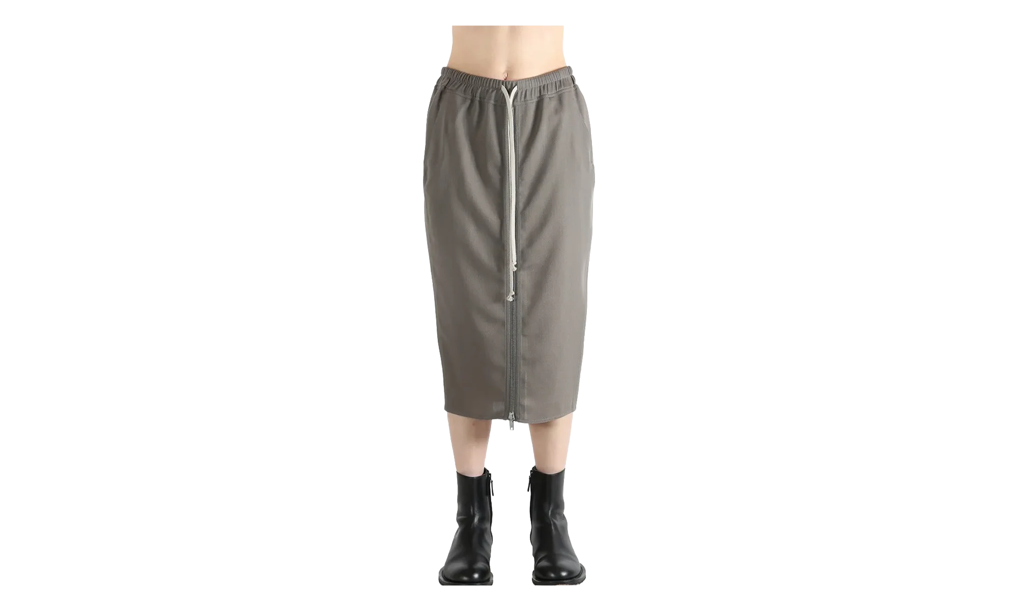 Gonna Zipped Short Pillar Skirt WMNS "Dust" RP01F6375 WT 34