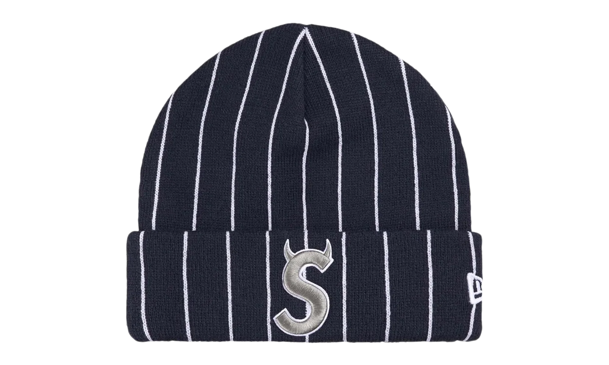New Era Devil S Logo Beanie "SS26 - Stripe Navy" SU27488