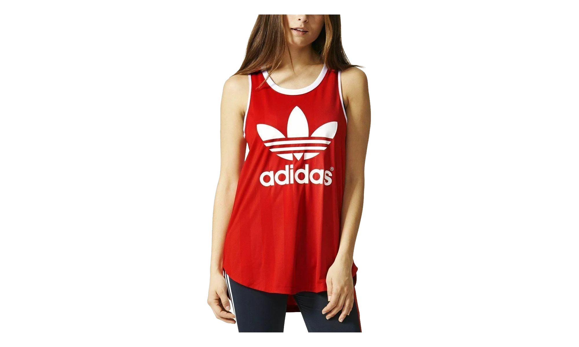 Originals Track Tank Top WMNS "Lush Red" AJ8667