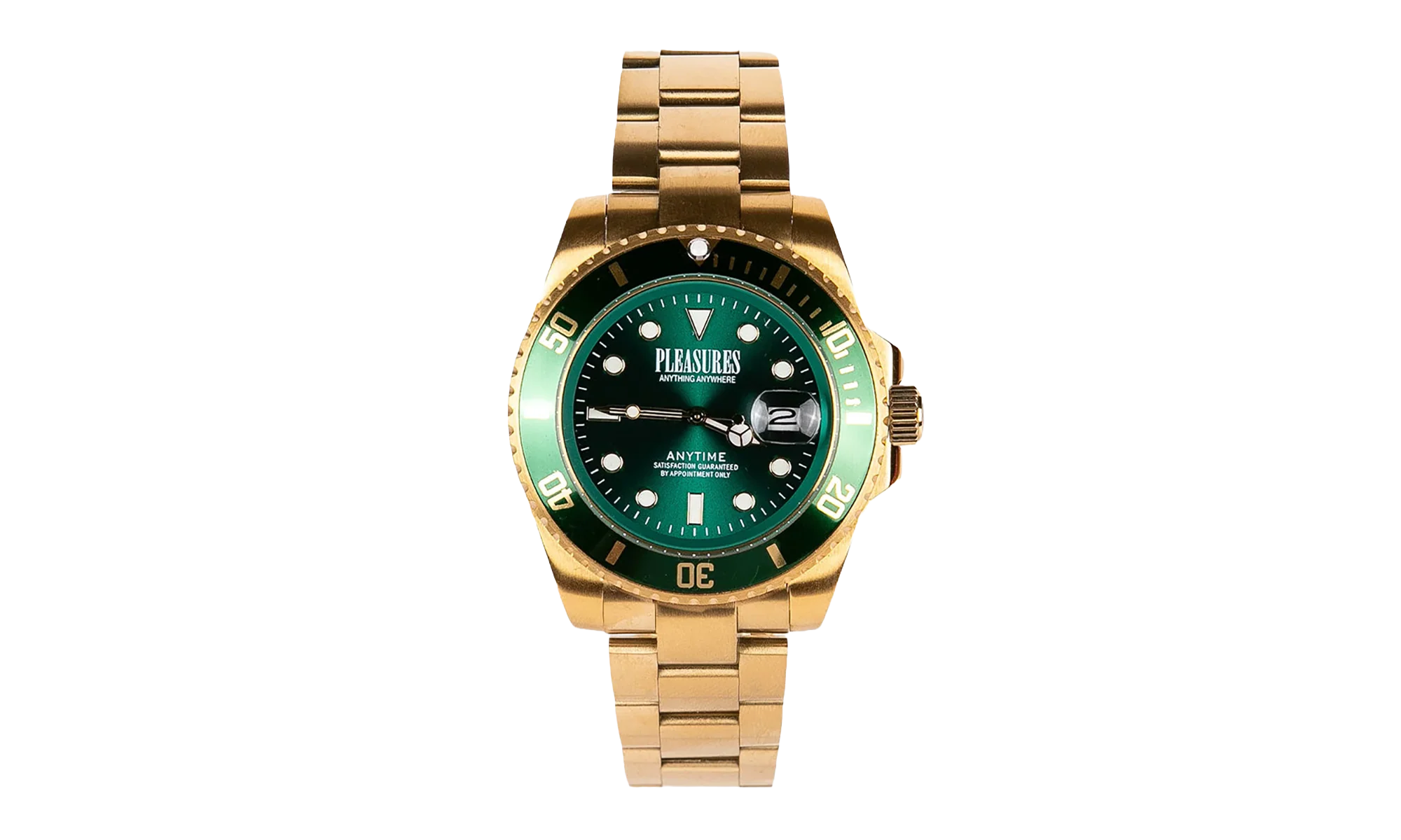 Anytime Watch "Gold / Green" P26SP050 GLD/GRN