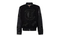 Oklahoma City Thunder Wool & Leather Old English Varsity Jacket "Black / Black" NBA OKL THU 102