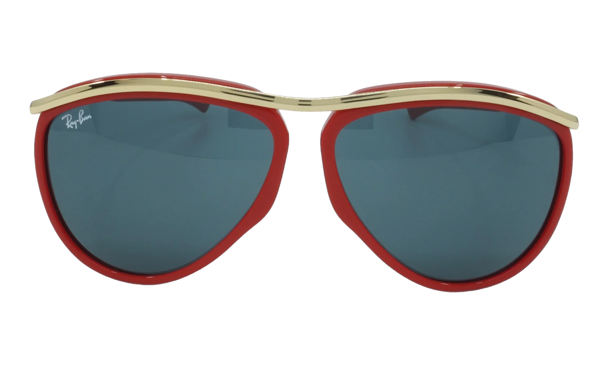 AVIATOR OLYMPIAN SUNGLASSES "POLISHED RED" RB2219-1243R5_59