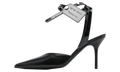 Nappa Varnish Zip Tie Sabot WMNS "Black" OWII007F22LEA0021010