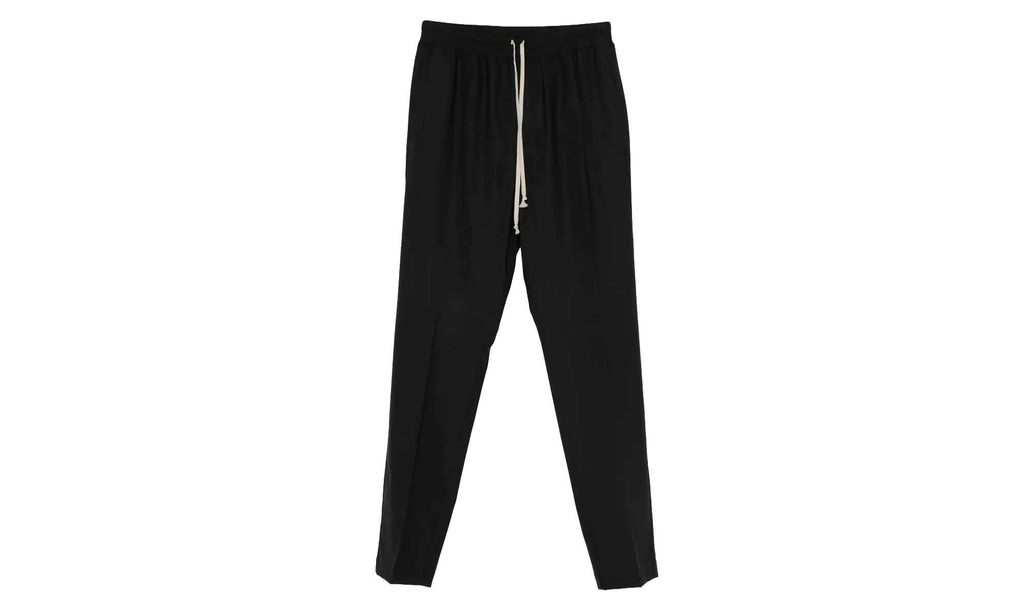 Wool Drawstring Slim Long Pants "Black" RU02E1390 ZL 09