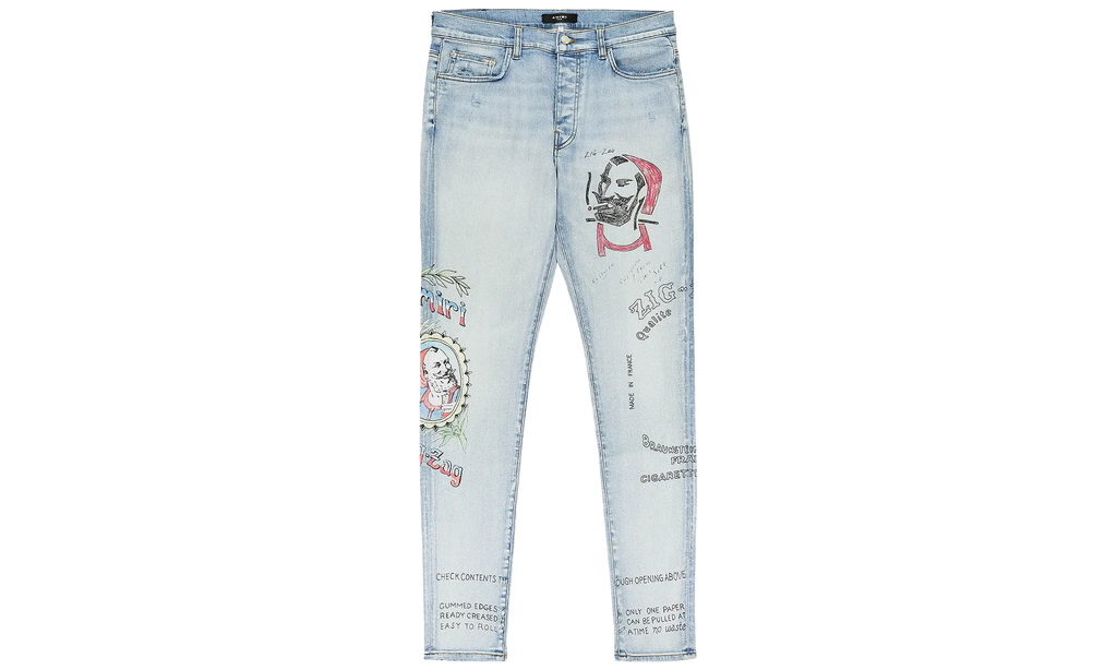 ZIG ZAG JEAN "Light Indigo" SS22MDS023