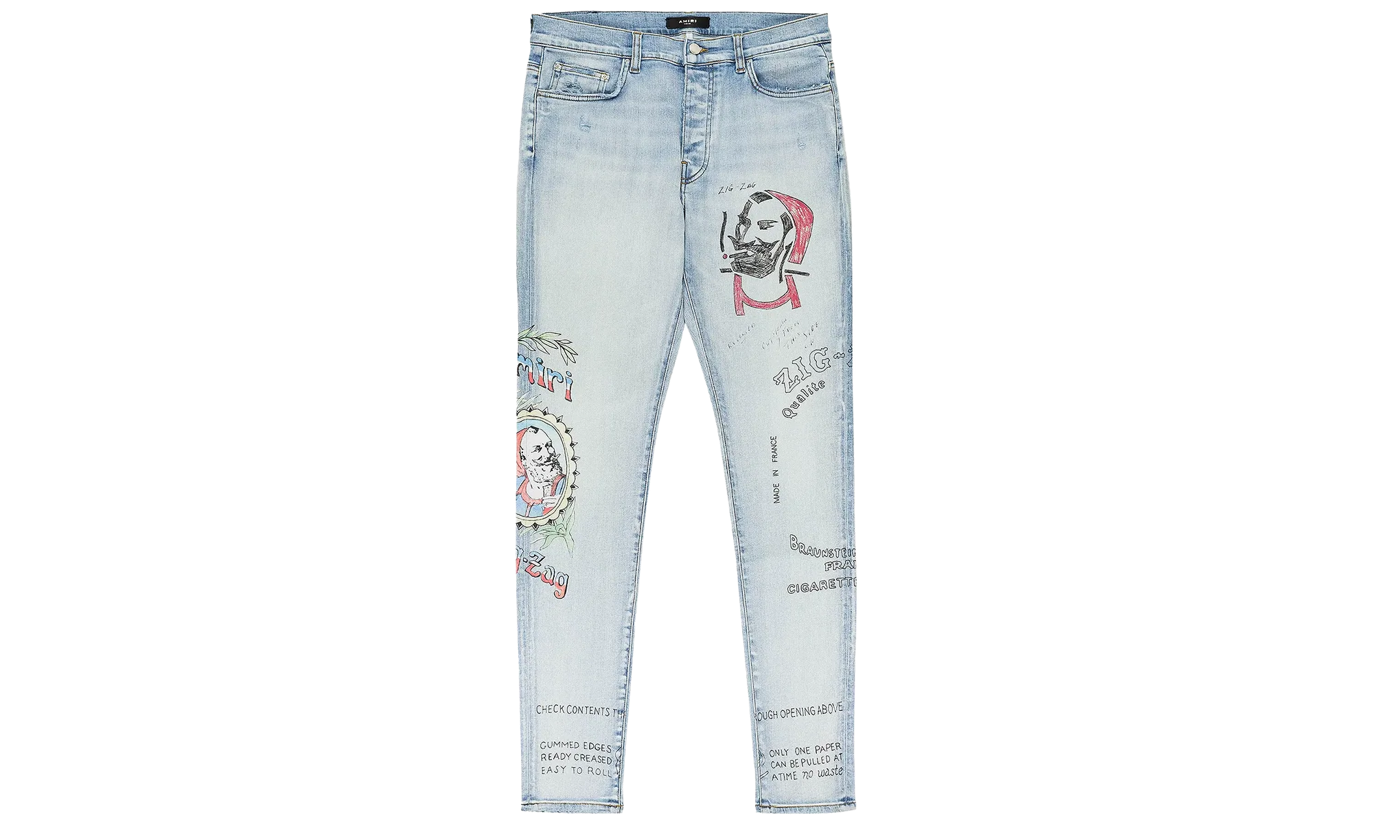 ZIG ZAG JEAN "Light Indigo" SS22MDS023