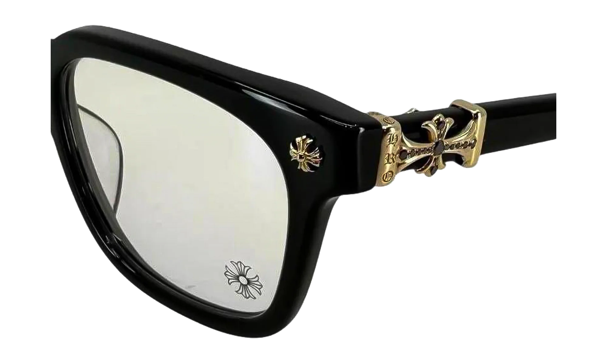 Cox Ucker Sunglasses "Diamond Black - 18k Gold Plated Glasses" CHRM0982